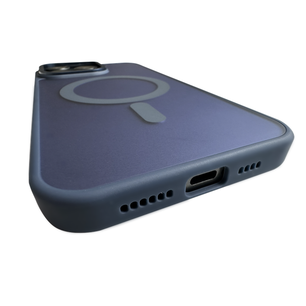 Чехол для iPhone 15 Pro Fruct OC Matte Case с Magsafe Navy - Фото 3 Чехол для iPhone 15 Pro Fruct OC Matte Case с Magsafe Navy - изображение 3
