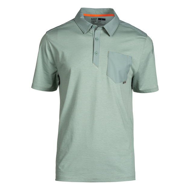 Футболка поло тактична з коротким рукавом 5.11 AXIS SHORT SLEEVE POLO 2XL Dusty Sage - зображення 1