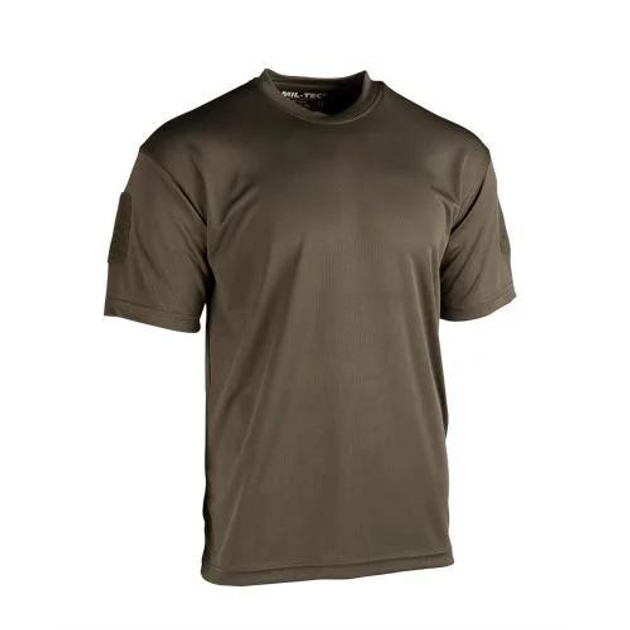 Тактическая футболка Sturm Mil-Tec "Tactical T-Shirt Quickdry" Olive олива S - изображение 1