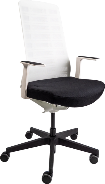 Акція на Крісло офісне Interstuhl PUREis3 PU213 (white mesh/manhattan black) від Rozetka