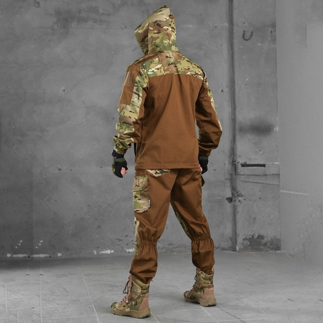 Мужская форма Ahiles Combo рип-стоп куртка + штаны мультикам размер XL - изображение 2