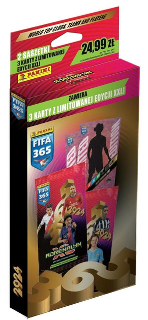 Набір колекційних карток Panini Blister XXL Fifa 365 Adrenalyn Xl 2025 (8051708014709) - зображення 1