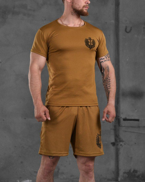 Мужской летний комплект Верный Навсегда шорты+футболка XL койот (87562) - изображение 1