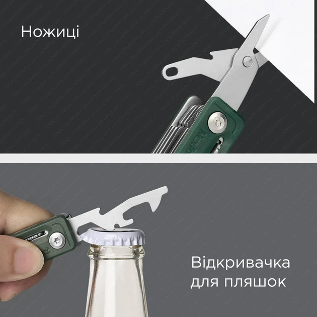 Мультитул Xiaomi Nextool NE20097 Green - зображення 9