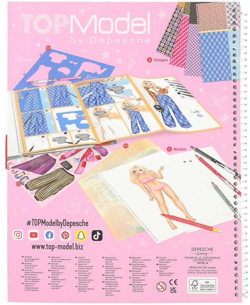 Zestaw kreatywny Depesche TOPModel Special Design Book (4010070664510) - obraz 6