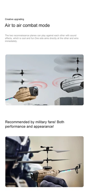 Дрон вертолет с Wi-Fi камерой 4K, 2 аккумулятора койот – фото