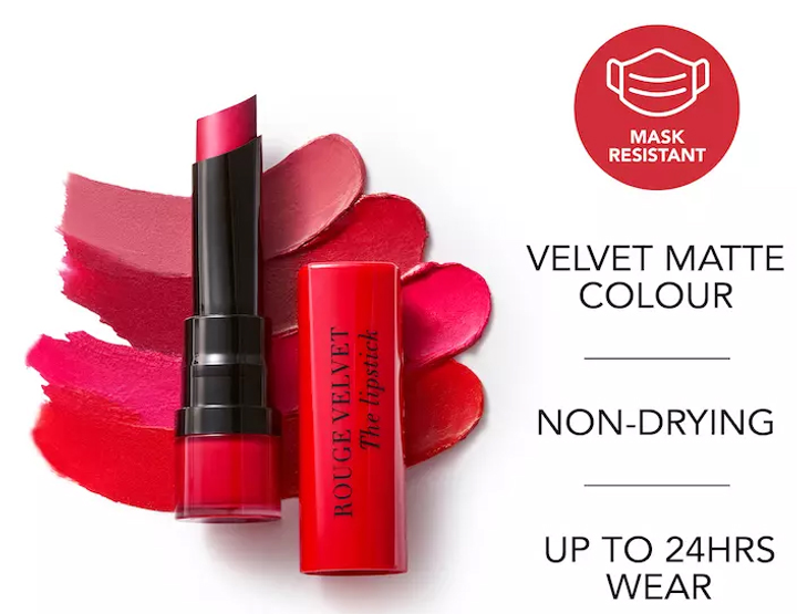 Помада для губ Bourjois Rouge Velvet Матова 08 Rubi\'s Cute 2.4 г (3614224102975) - зображення 5