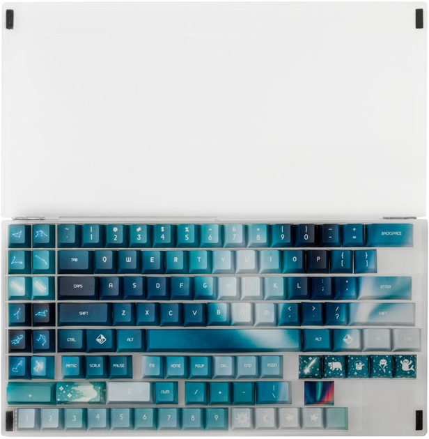 Набір кейкапів для клавіатури Aurora Traitors Keycap Set Cherry Profile US PBT Blue (GAKC-269) - зображення 1