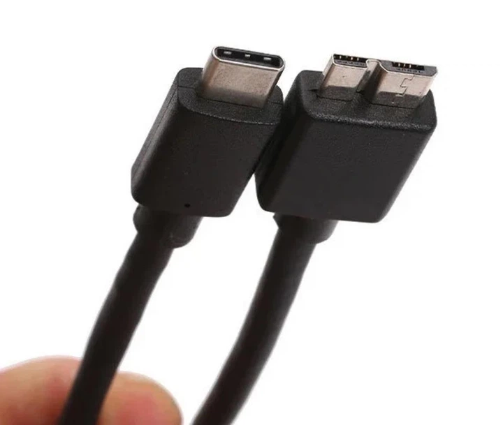 Кабель передачи данных для внешних жестких дисков USB Type-C - USB Micro-B 23см 5 Гбит/с - Фото 6 Кабель передачи данных для внешних жестких дисков USB Type-C - USB Micro-B 23см 5 Гбит/с - изображение 6