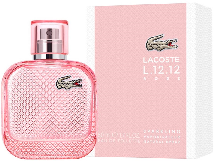 Woda toaletowa damska Lacoste L.12.12 Rose Sparkling 50 ml (3386460149204) - obraz 2