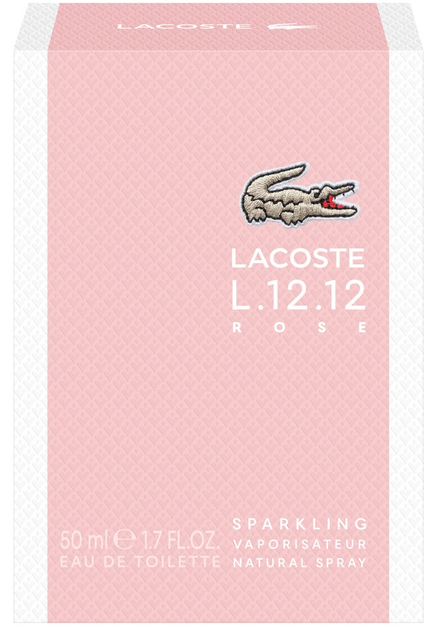 Woda toaletowa damska Lacoste L.12.12 Rose Sparkling 50 ml (3386460149204) - obraz 3