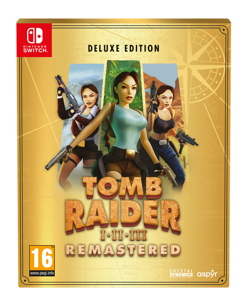 Gra Nintendo Switch Tomb Raider I-III Remastered Starring Lara Croft: Deluxe Edition (Kartridż) (5056635609922) - obraz 1