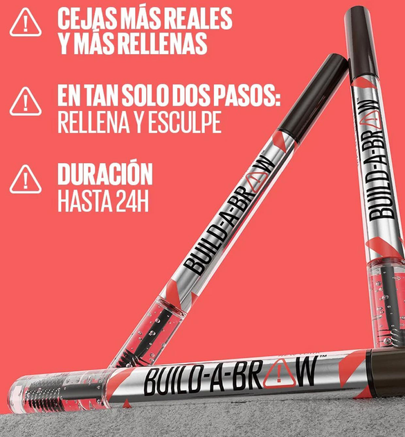 Гель для укладання брів Maybelline New York Build A Brow 2 in 1 255 Soft Brown 1.4 г (3600531681319) - зображення 4