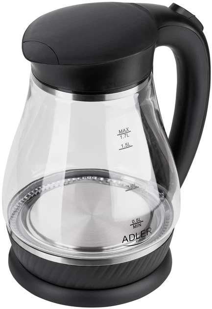 Електрочайник ADLER AD 1274 black - зображення 3