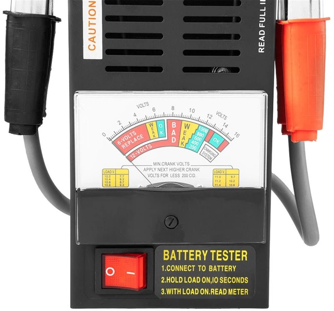 Tester obciążenia akumulatora NEO Tools analogowy 100 A 6/12 V 11-984 (5907558452402) - Zdjęcie 3 Tester obciążenia akumulatora NEO Tools analogowy 100 A 6/12 V 11-984 (5907558452402) - obraz 3
