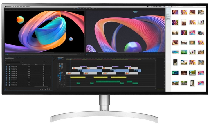 Монітор LG 34" 34WK95U-W 2xHDMI, DP, Thunderbolt3, USB, MM, NanoIPS, 5160x2160, DCI-P3 98%, ActionSync, HAS, HDR600 (34WK95U-W) - изображение 1