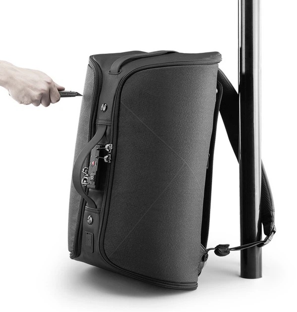 Рюкзак для ноутбука Kingsons Travel backpack 15.6" Black (K9474W1) - Фото 5 Рюкзак для ноутбука Kingsons Travel backpack 15.6" Black (K9474W1) - изображение 5