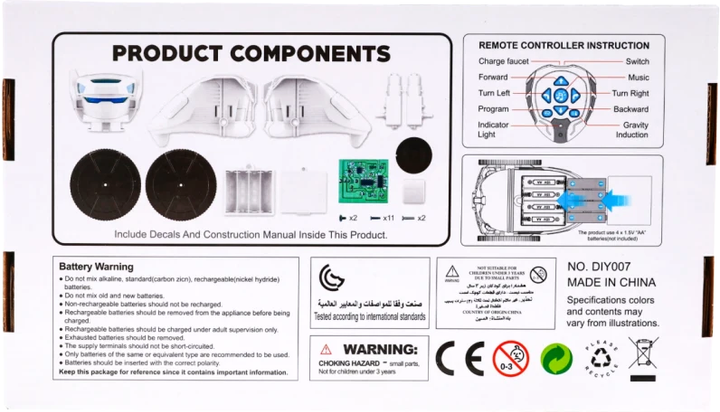 Робот на радіокеруванні Ramiz Hand Band Controller Ramiz Hand Band Controller (5903864950113) - зображення 4