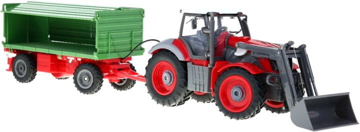 Traktor zdalnie sterowany Ramiz Farm Tractor Czerwono-zielony (5903864900910) - obraz 3