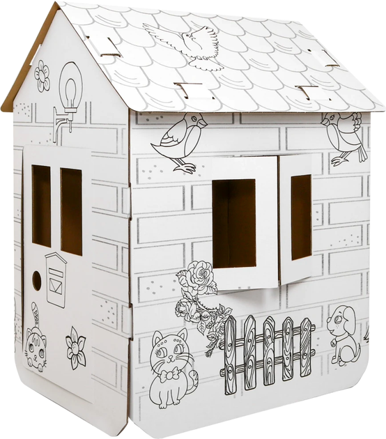 Kolorowanka-domek Monumi 3D z końmi XXL (5904921747523) - obraz 6