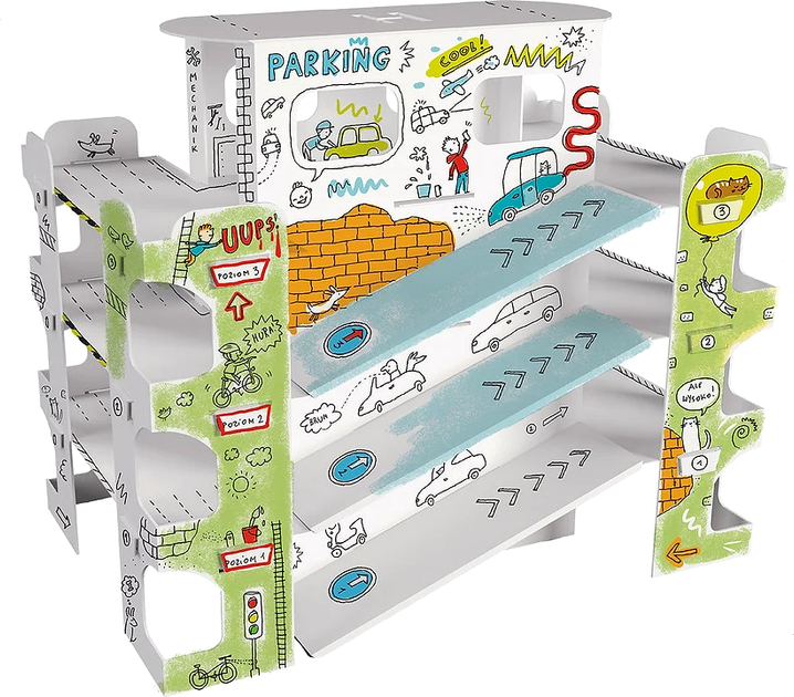 Розмальовка Monumi Parking XXL (5906714489665) - зображення 2