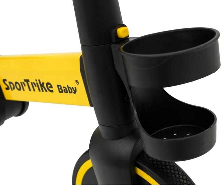 Rowerek trójkołowy Happy Bike Sportrike 3 in 1 Żółty (5903864943214) - obraz 6