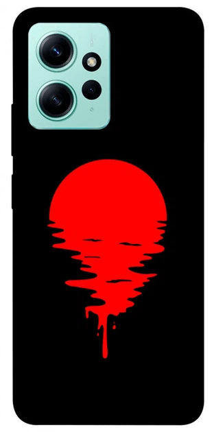 TPU чохол Demsky Red Moon для Xiaomi Redmi Note 12 4G - Фото 1 TPU чохол Demsky Red Moon для Xiaomi Redmi Note 12 4G - изображение 1