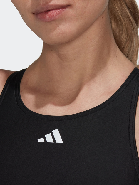 Strój kąpielowy jednoczęściowy damski adidas Solid Tape Suit HR6474 36 Czarny (4066752874494) - obraz 3