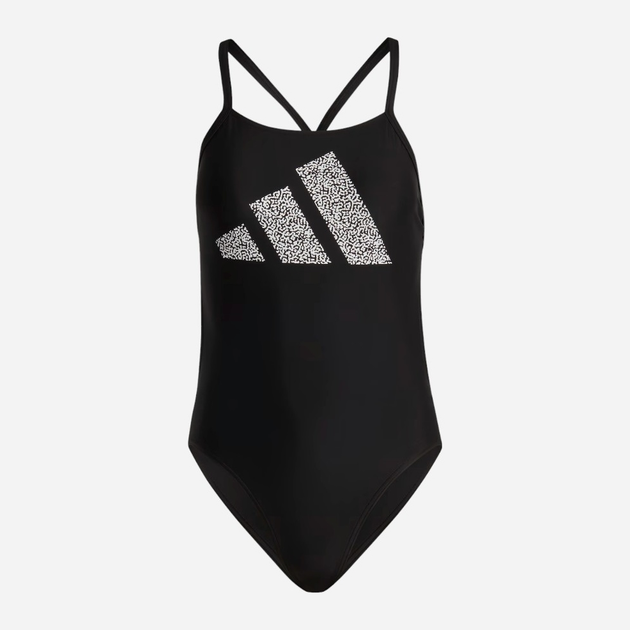 Strój kąpielowy jednoczęściowy damski sportowy adidas 3 Bars Pr Suit HR4368 38 Czarny (4066752700175) - obraz 6