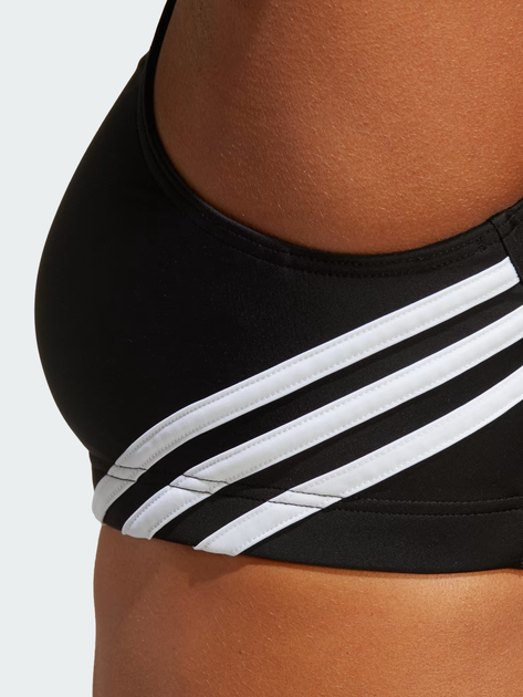 Strój kąpielowy dwuczęściowy damski adidas 3S Sporty Bik IB5985 36 Czarny (4066752859095) - obraz 5