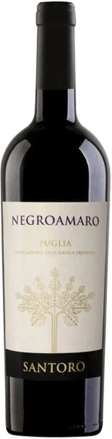 Вино San Marzano Santoro Negroamaro IGP Puglia червоне сухе 0.75 л 12% (8023354041019) - Фото 1 Вино San Marzano Santoro Negroamaro IGP Puglia червоне сухе 0.75 л 12% (8023354041019) - зображення 1