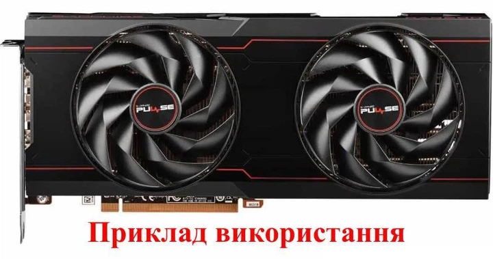 Вентилятор кулер для видеокарты Sapphire RX 6700 7600 7700 XT (Оригинал) 95 мм FD10015M12D комплект 2 шт (№424.1) - изображение 5