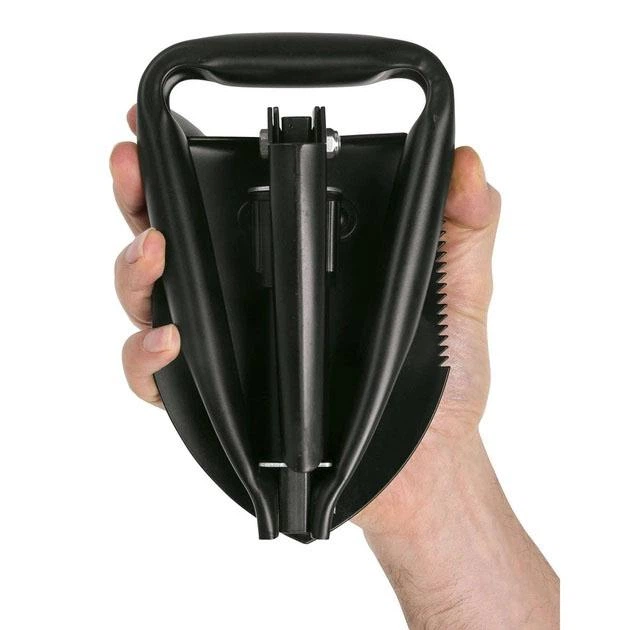 Лопата туристическая складная многофункциональная Shovel 009 мини лопата для кемпинга, саперная лопата. Цвет: черный - Фото 7 Лопата туристическая складная многофункциональная Shovel 009 мини лопата для кемпинга, саперная лопата. Цвет: черный - изображение 7