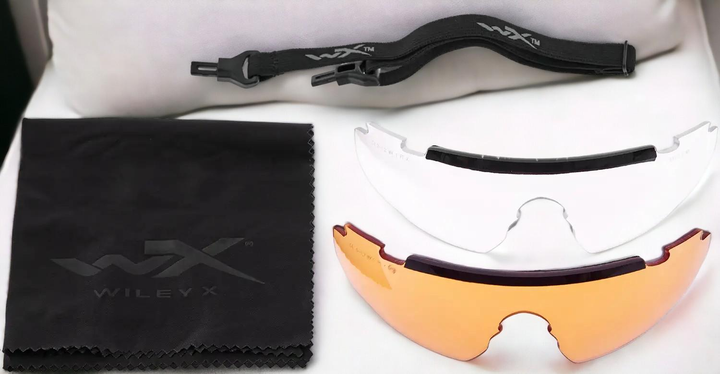 Защитные очки баллистические Wiley X Saber Advanced 3 линзы (Grey/Clear/Rust) - изображение 2
