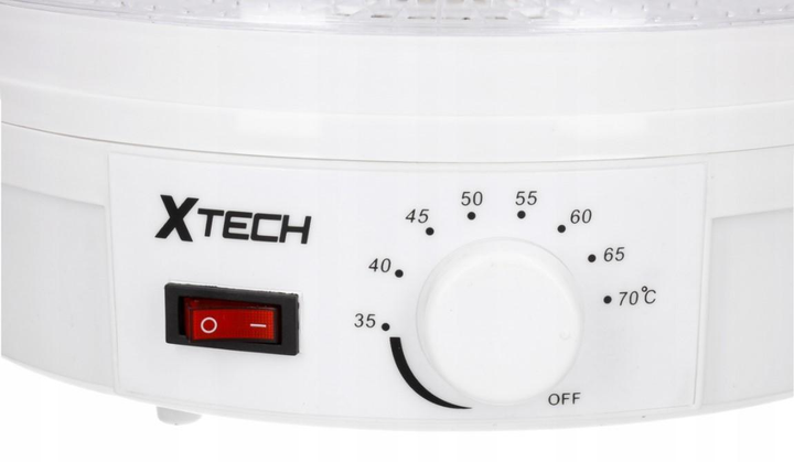 Сушилка дегидратор для пищевых продуктов Xtech SX-770 600 Вт 5 уровней Белая - изображение 4