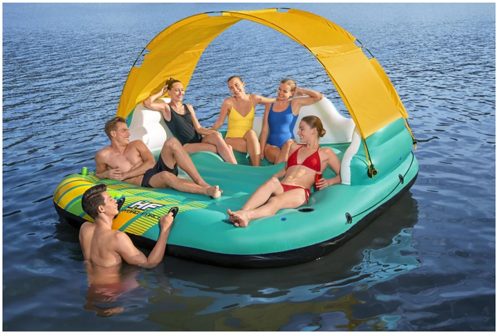 Надувний пліт Bestway Hydro-Force Sunny Lounge 43407 (6942138983852) - зображення 4