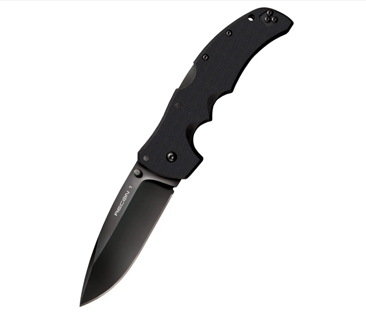 Ніж складаний Cold Steel Recon 1 Spear Point, Black (CST CS-27BS) - зображення 1