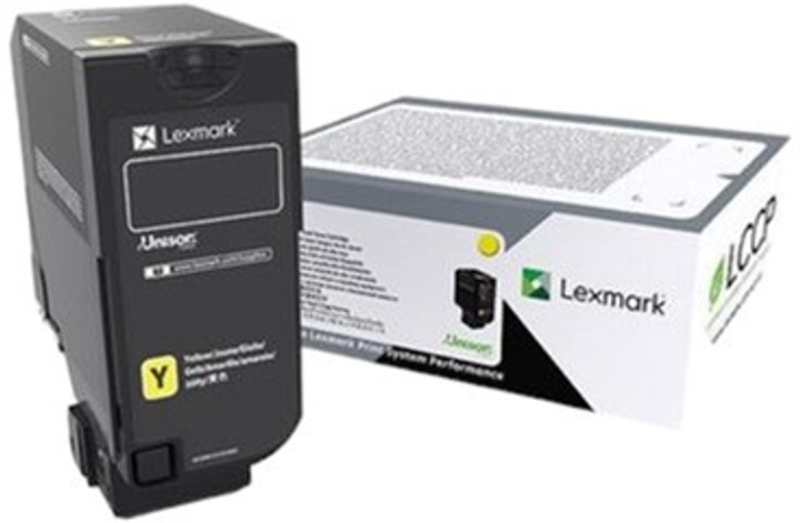 Toner Lexmark 74C0S40 Yellow - obraz 1