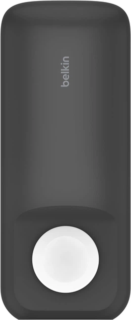 Зовнішній акумулятор Belkin BoostCharge Pro 10000mAh 20W with Fast Wireless Charger for Apple Watch Black (BPD005BTBK) - Фото 2 Зовнішній акумулятор Belkin BoostCharge Pro 10000mAh 20W with Fast Wireless Charger for Apple Watch Black (BPD005BTBK) - зображення 2