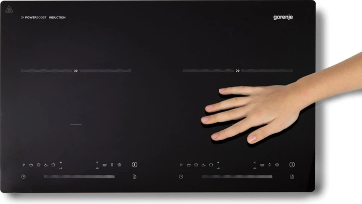 Gorenje Індукційна плитка ICY3500DP, 2 зони нагріву, 7 рівнів потужності, сенсорне управління, чорний - зображення 6