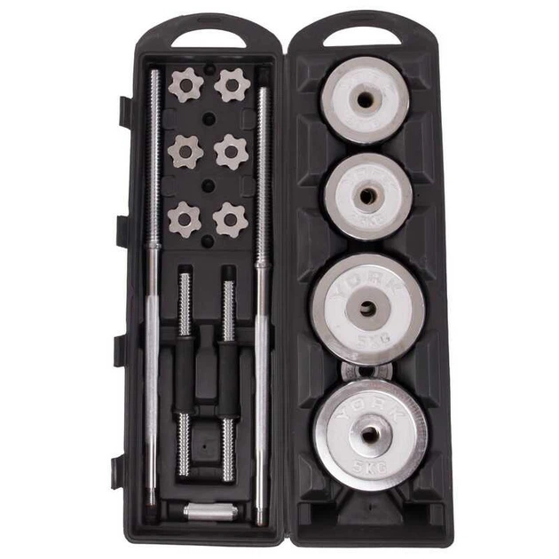 Комплект штанга и гантели YORK SP-Sport GA-1437-50CH 50кг - изображение 2