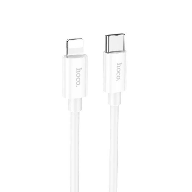 Кабель силиконовый HOCO X87 Type-C to Lightning Magic silicone 1m белый - изображение 2