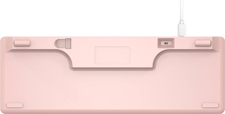 Клавіатура дротова Rampage Rebel USB Pink (8680096124020) - зображення 6