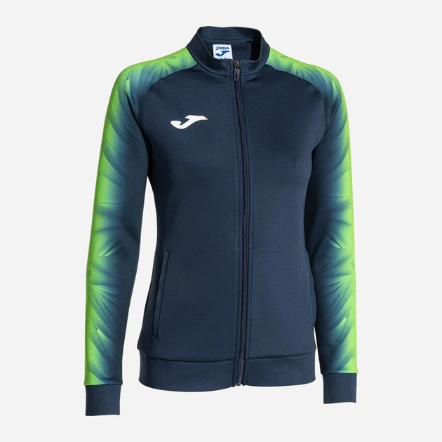 Спортивная кофта женская Joma Elite XI 902255.317 M Темно-синяя с салатовым (8445954713163) - Фото 5 Спортивная кофта женская Joma Elite XI 902255.317 M Темно-синяя с салатовым (8445954713163) - изображение 5