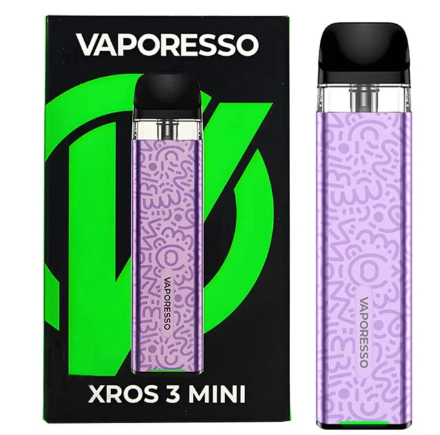Vaporesso XROS 3 Mini Pod Kit 1000 mAh Lilac Purple POD система  многоразовая – фото, отзывы, характеристики в интернет-магазине ROZETKA от  продавца: WinMart