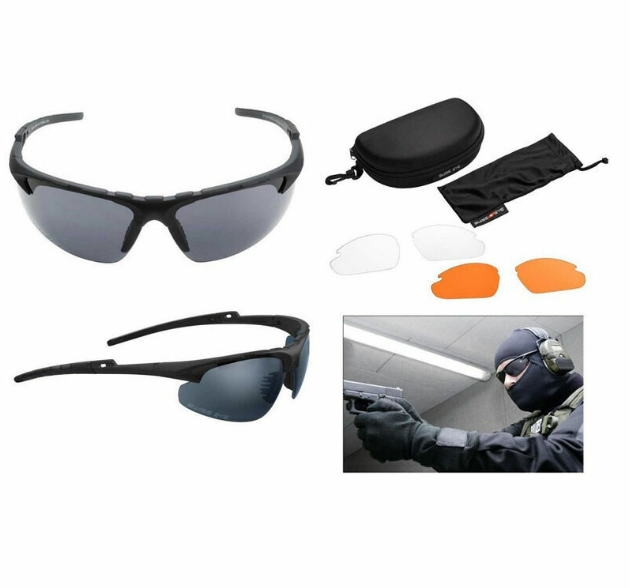 Окуляри тактичні SWISS EYE Балістичні Захист очей TACT. BRILLE APACHE SCHWARZ (15624202) - изображение 7