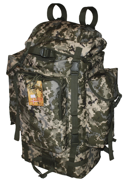 Туристичний армійський міцний рюкзак 5.15.b на 75 літрів Український піксель - зображення 1