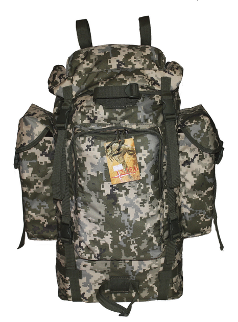 Туристический армейский крепкий рюкзак 5.15.b на 75 литров Украинский пиксель - изображение 2