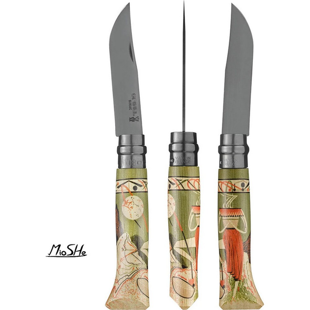 Ніж складаний Opinel №8 Limited Edition Nature by Mioshe 002603 - зображення 2