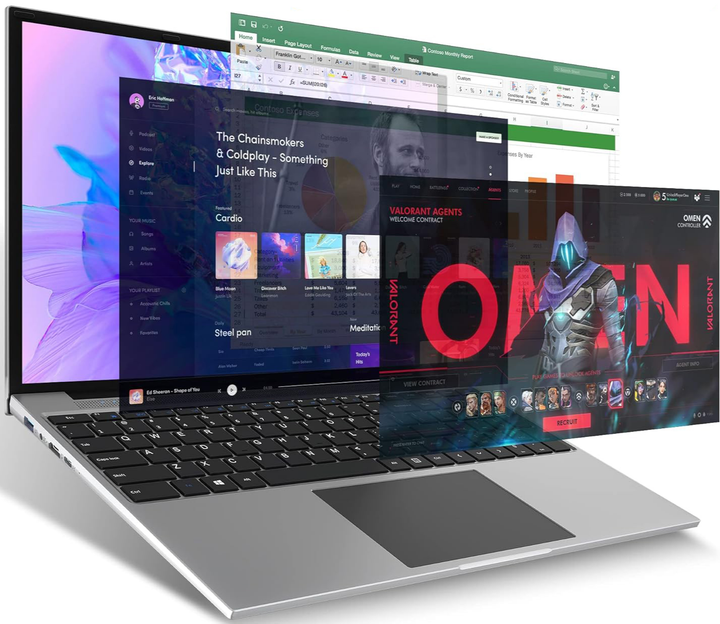 Ноутбук 14" Jumper EZbook S5 Intel Celeron J4105 RAM 12GB SSD 256GB Windows 11 (UKR) - изображение 3